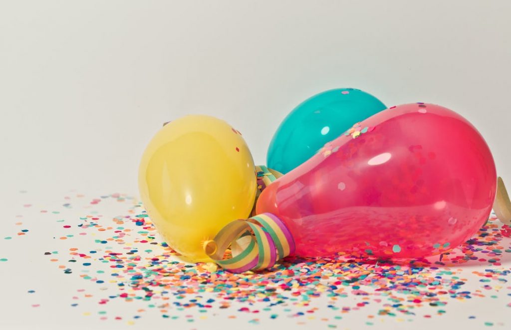 Fest og balloner